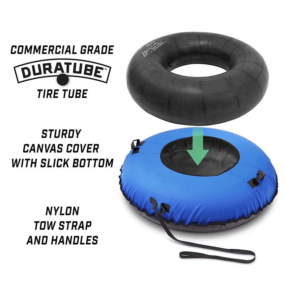 110cm Inflatable Snow Tube With Cover