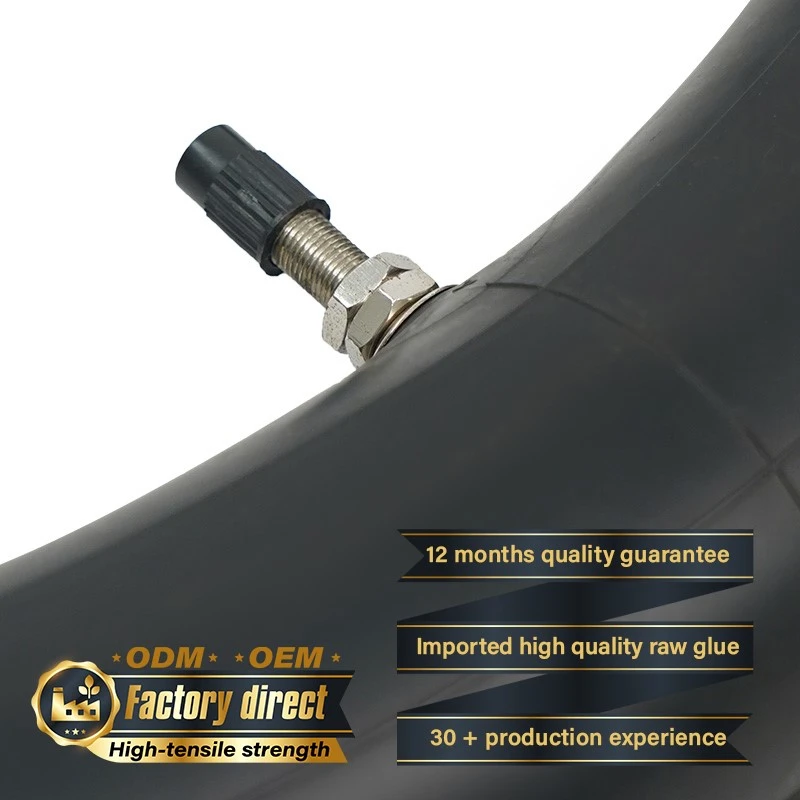 300-21 motorcycle inner tube with valve