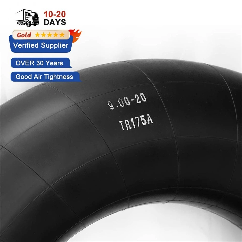 Butyl rubber truck tyre inner tube 900.20